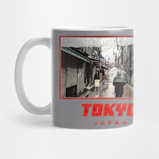 Tokyo Streets with English text Mug